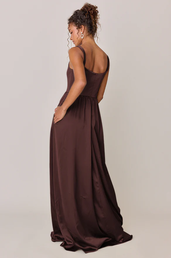Whitney Satin Dress | Made To Order - Image 76