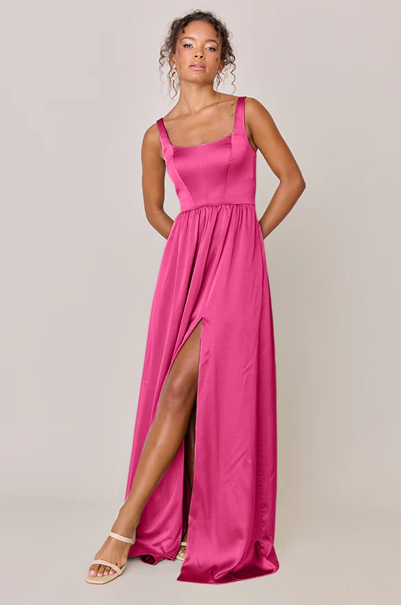 Whitney Satin Dress | Made To Order - Image 79