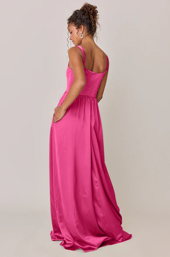 Whitney Satin Dress | Made To Order - Image 80