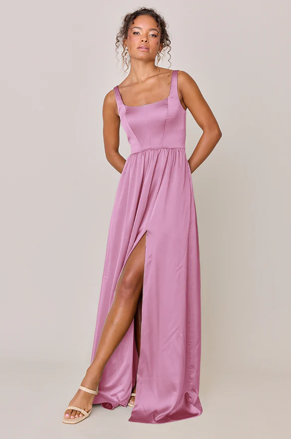 Whitney Satin Dress | Made To Order - Image 83