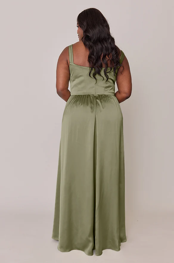 Whitney Satin Dress | Made To Order - Image 86