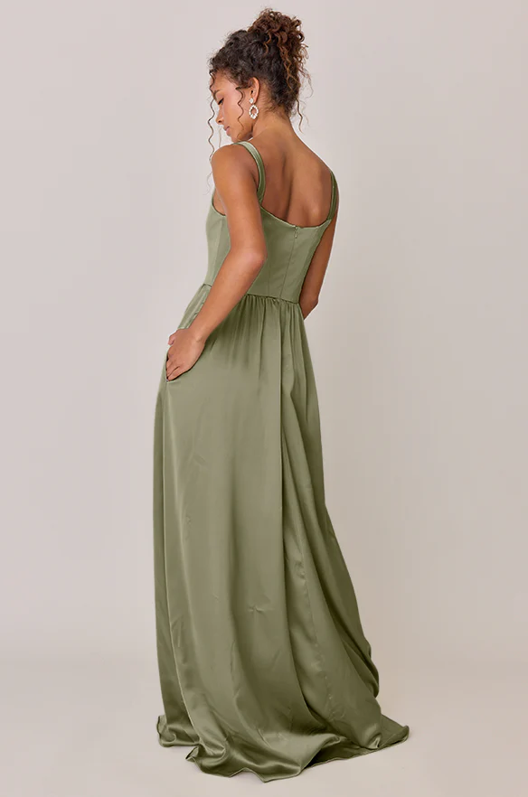 Whitney Satin Dress | Made To Order - Image 88