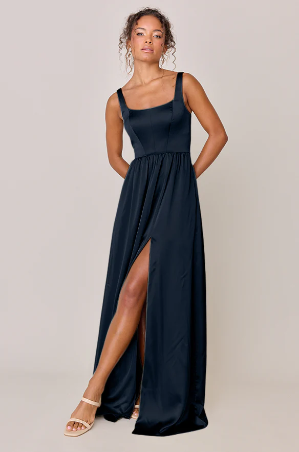 Whitney Satin Dress | Made To Order - Image 91