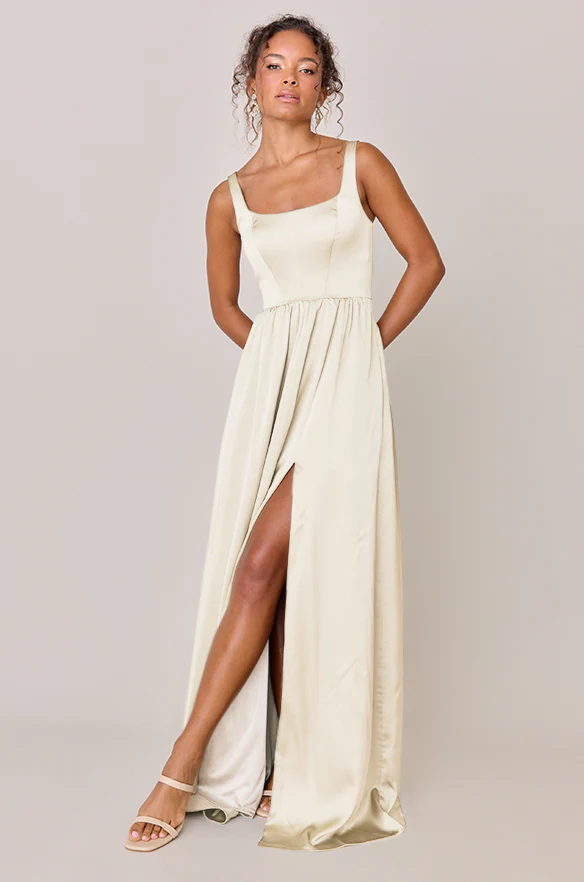 Whitney Satin Dress | Made To Order - Image 95