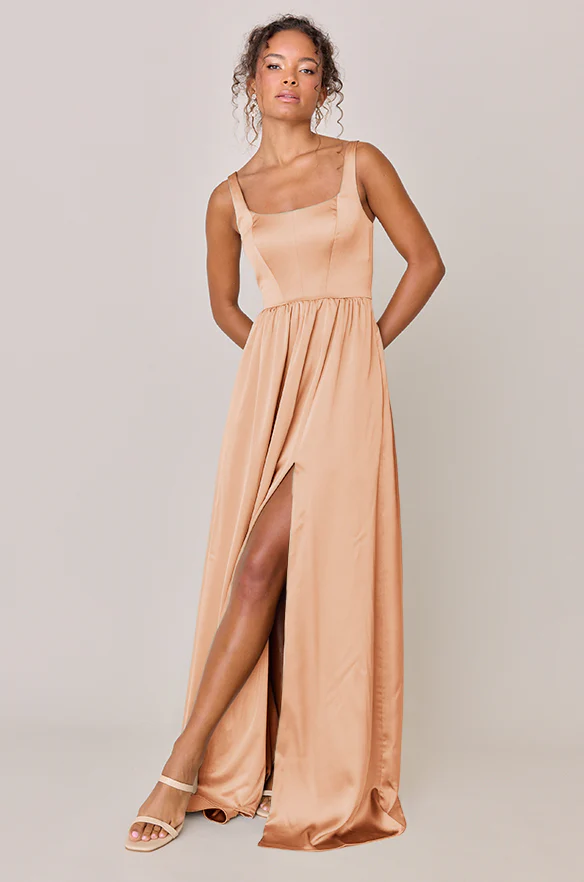 Whitney Satin Dress | Made To Order - Image 98