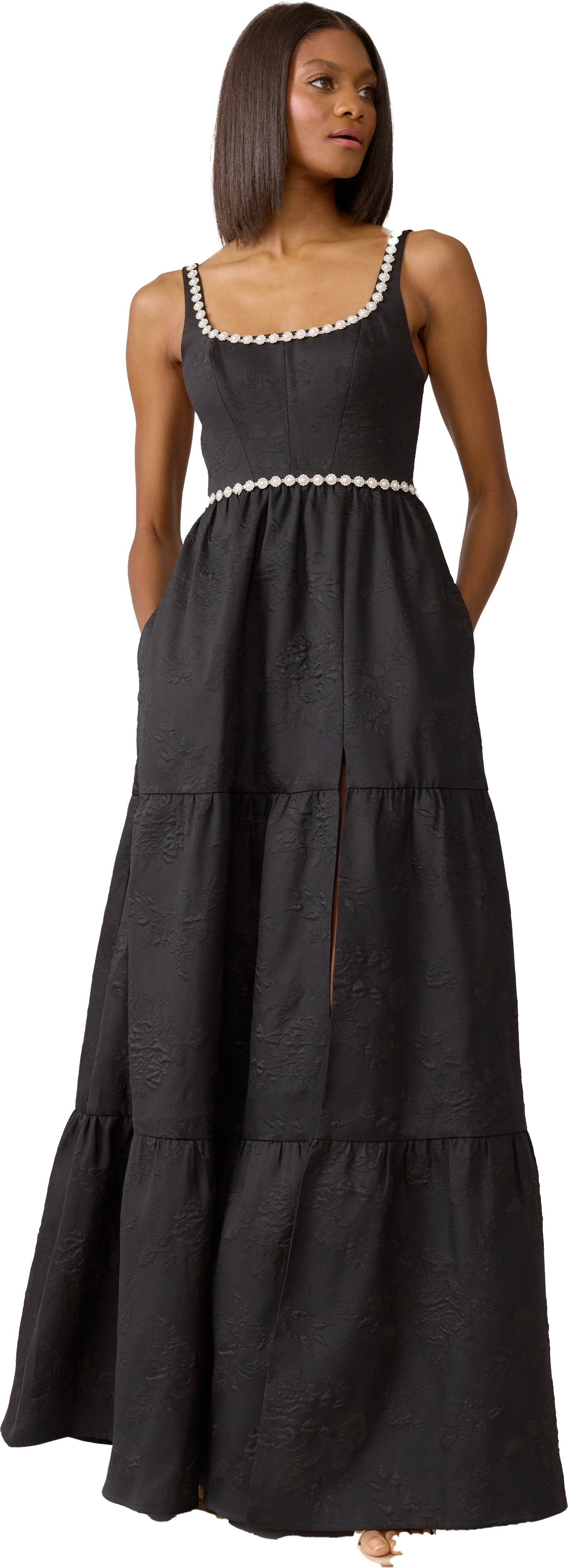 Winslet Luxe Jacquard Dress | Made To Order - Image 27