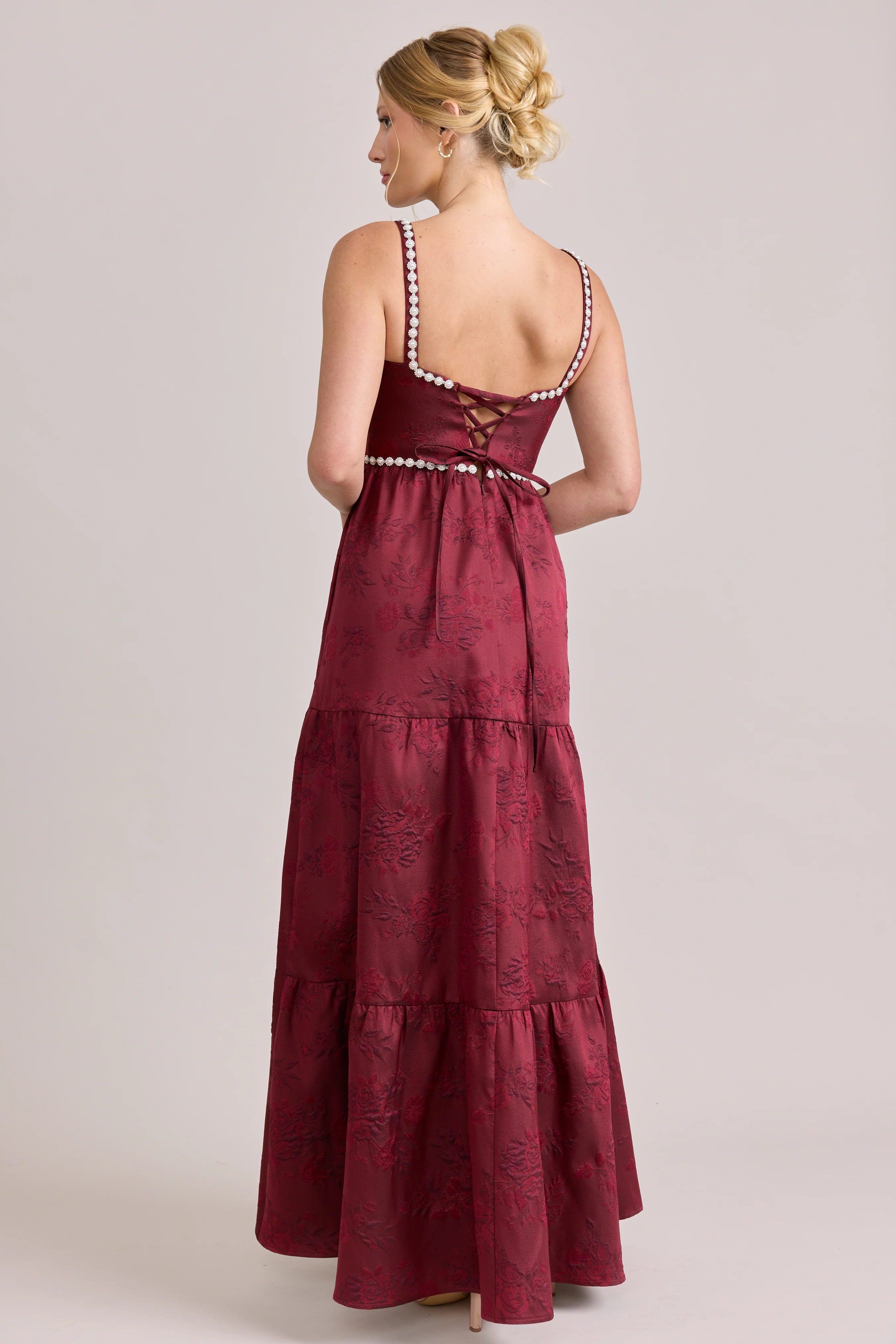 Winslet Luxe Jacquard Dress | Made To Order - Image 50