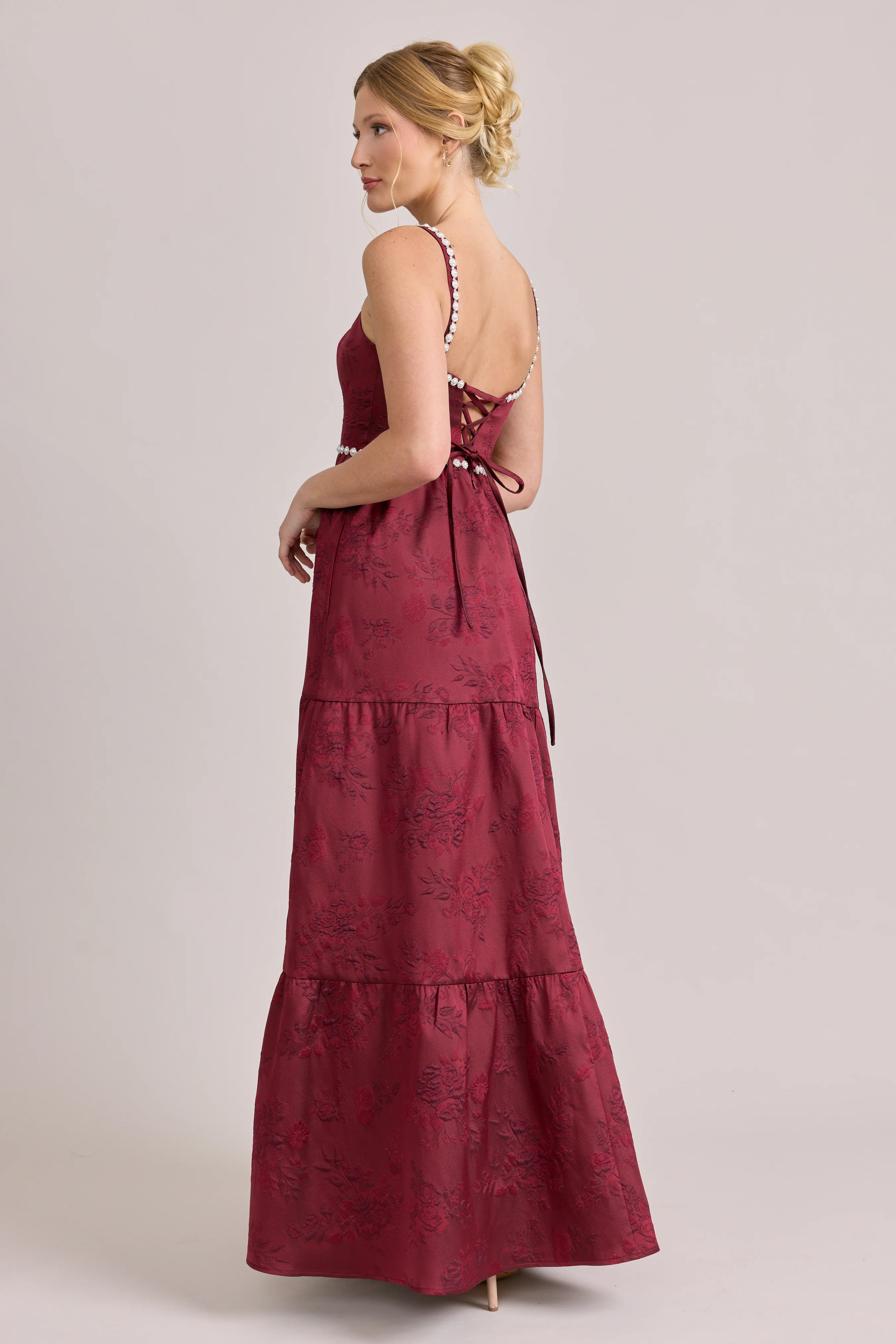 Winslet Luxe Jacquard Dress | Made To Order - Image 51