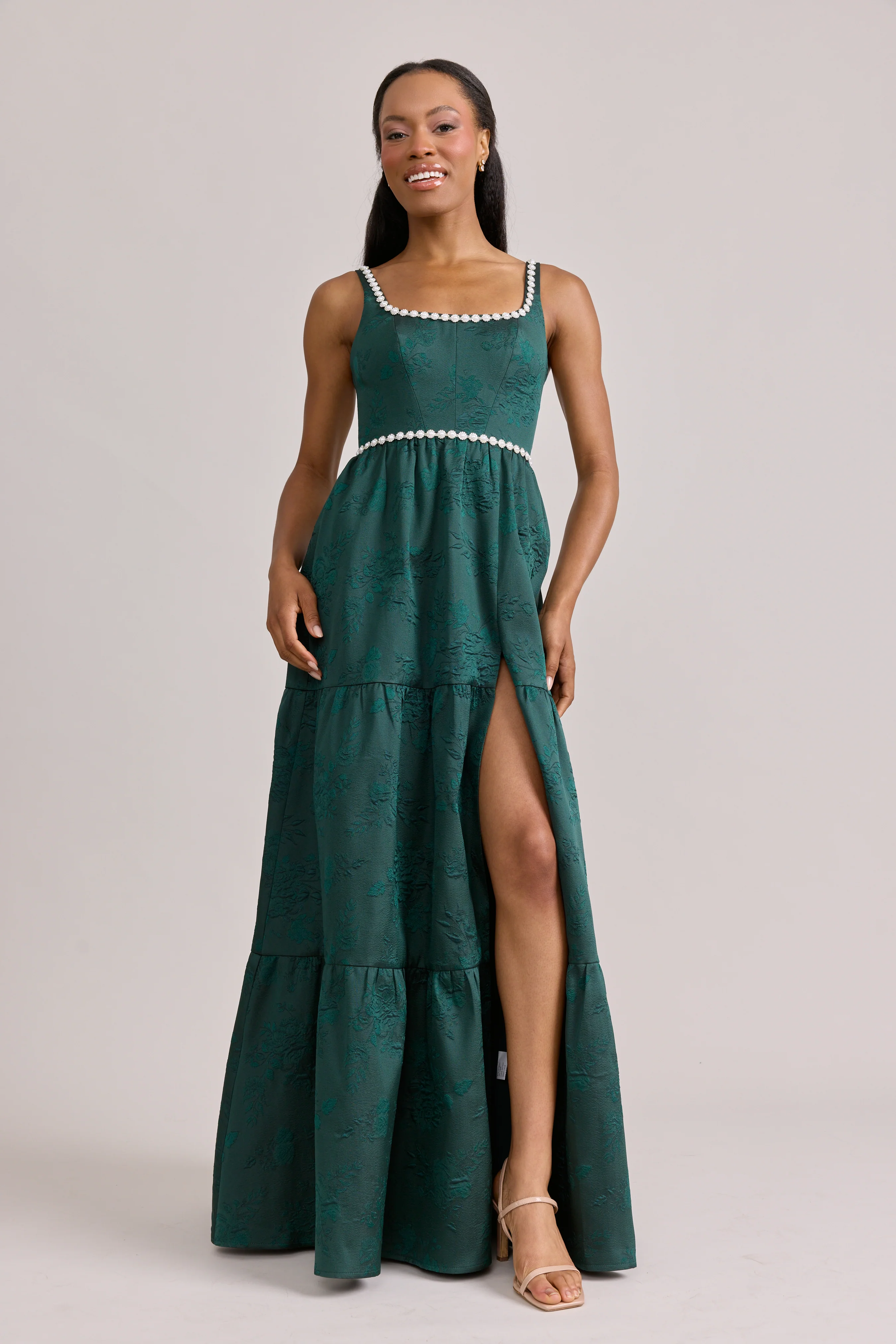 Winslet Luxe Jacquard Dress | Made To Order - Image 53